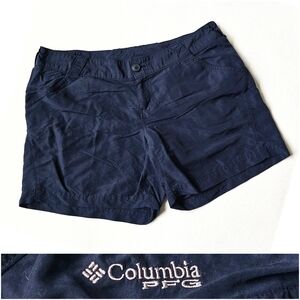 Columbia PFG Women’s Nylon Quick-Dry Fishing Hiking Outdoor Shorts Navy Size L